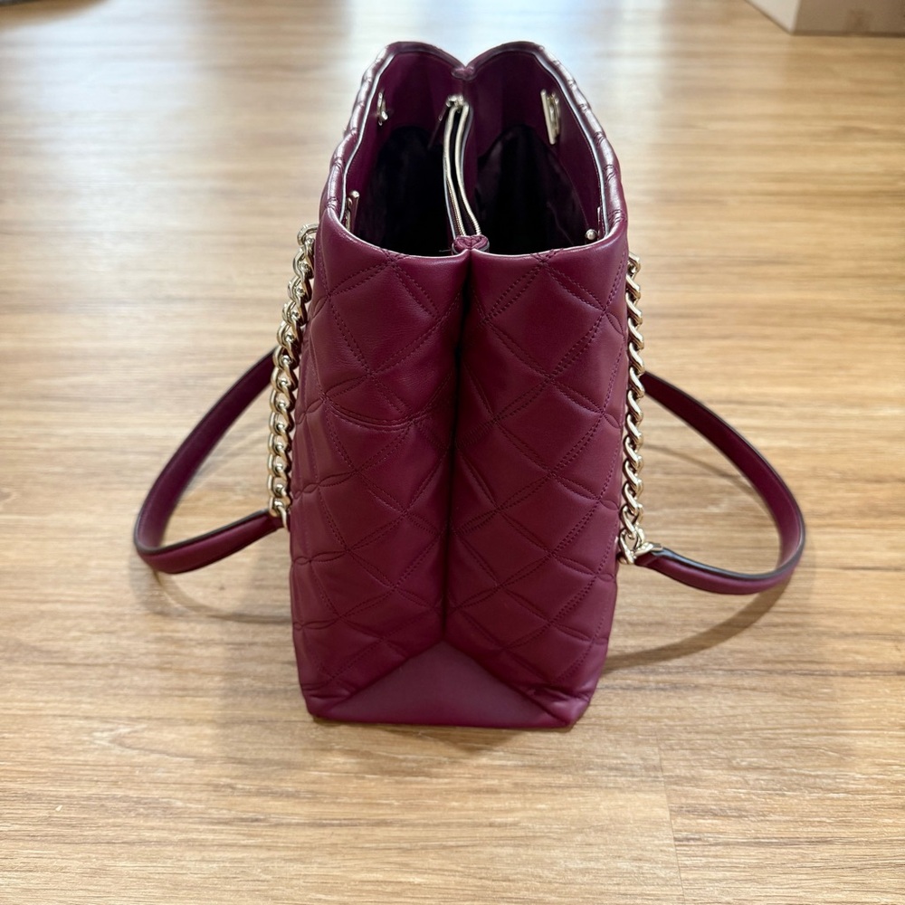 Kate Spade Natalia Smooth Quilted Leather Tote Bag - Picture 7 of 12